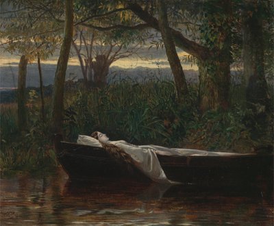 Die Dame von Shalott von Walter Crane